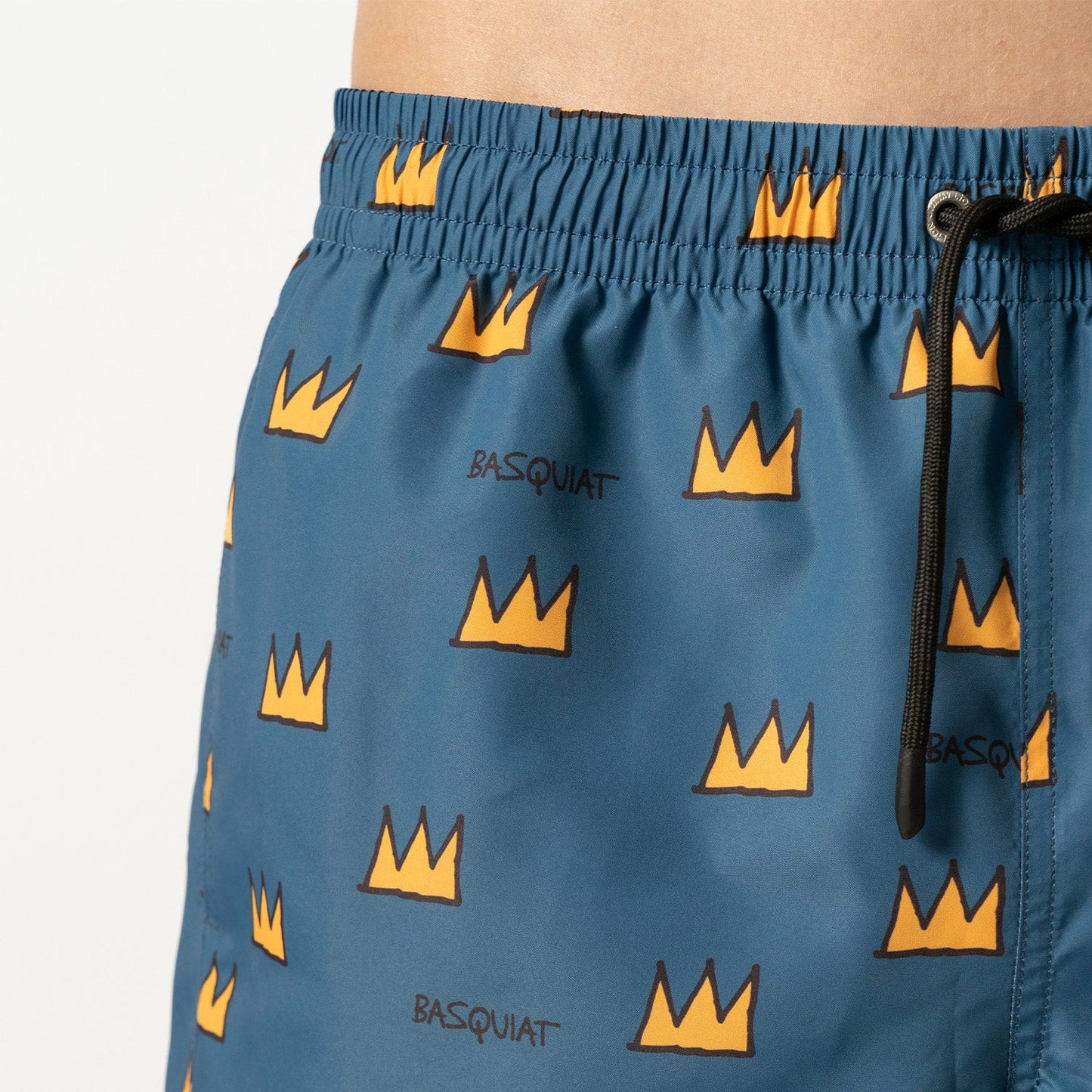 Basquiat Crown Swim Shorts - Dark Blue