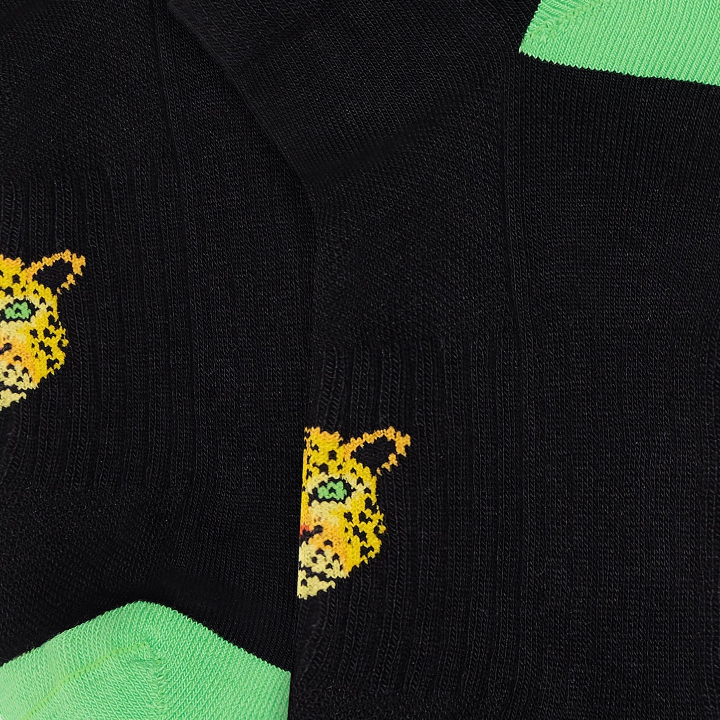 Ankle Athletic Leopard - Black