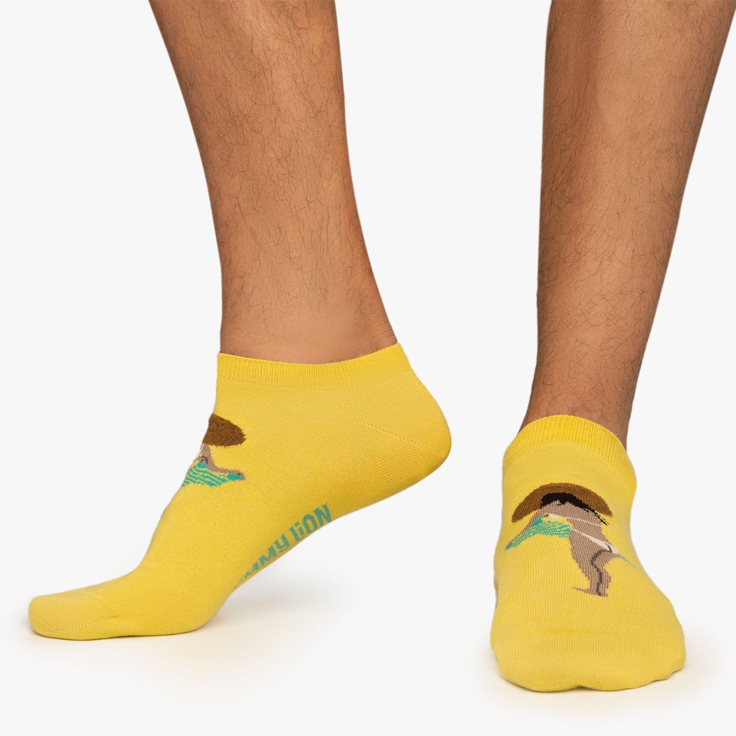 Ankle Caught Nude - Yellow
