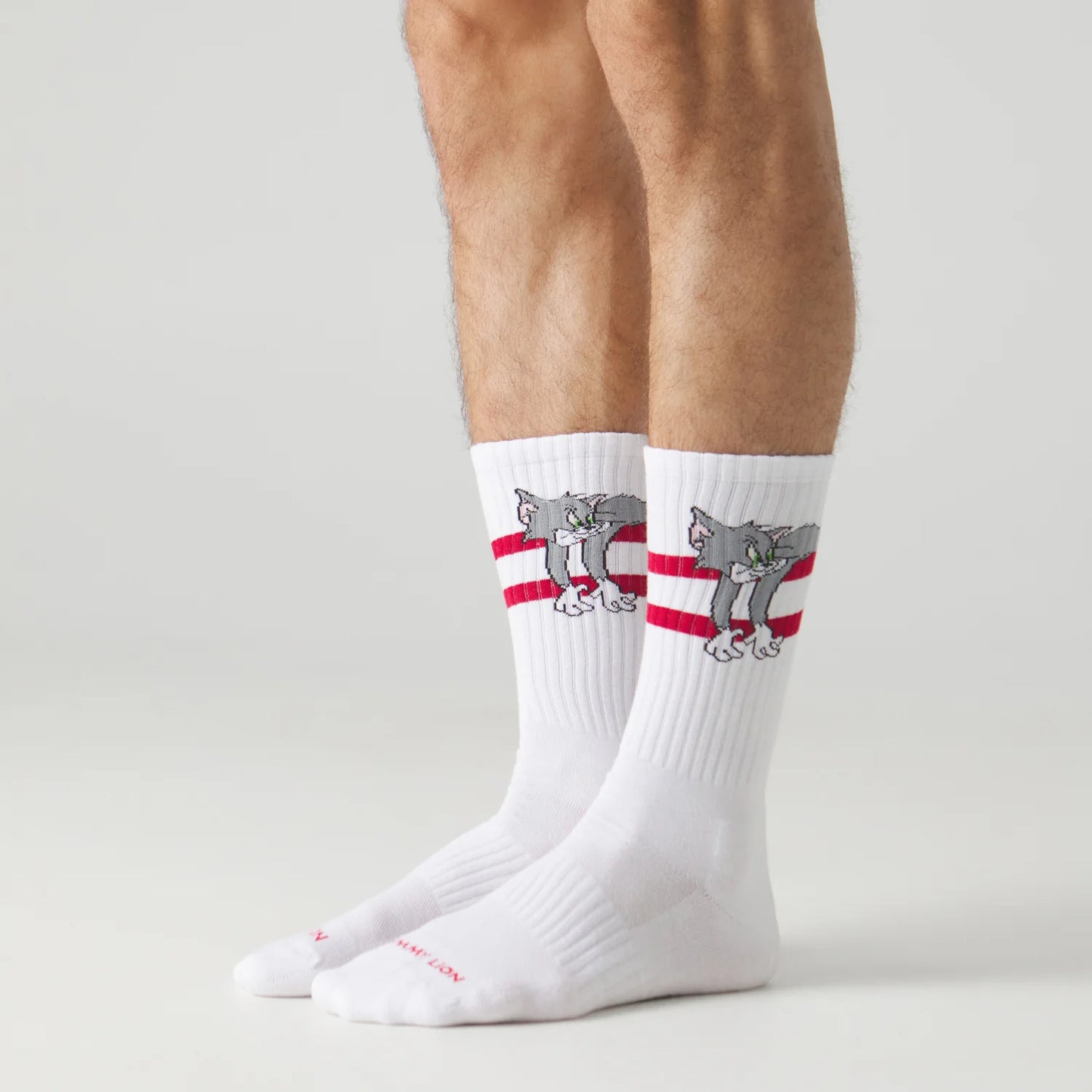 Athletic Tom and Jerry Original Socks - White
