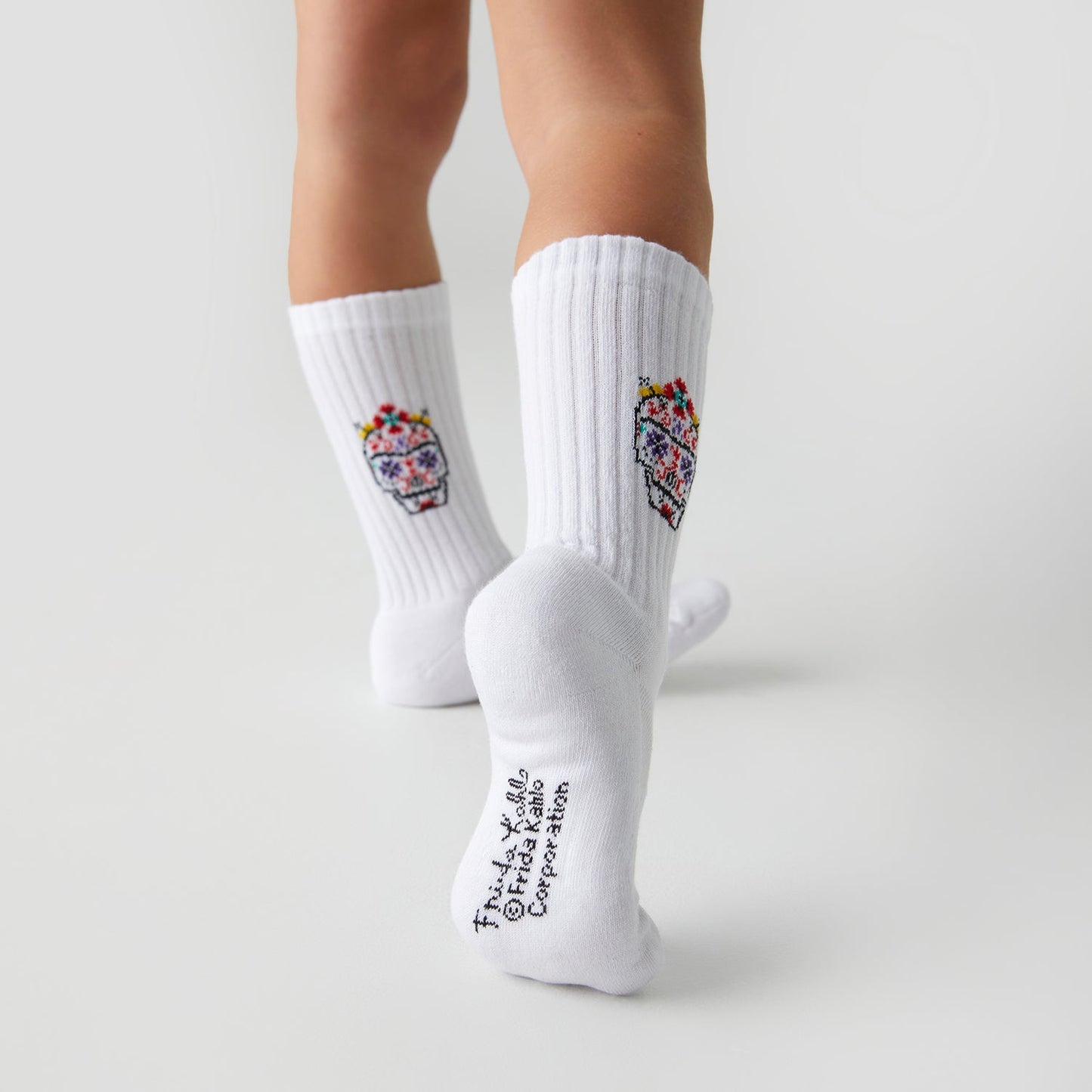 Kids Athletic Frida Calavera - White