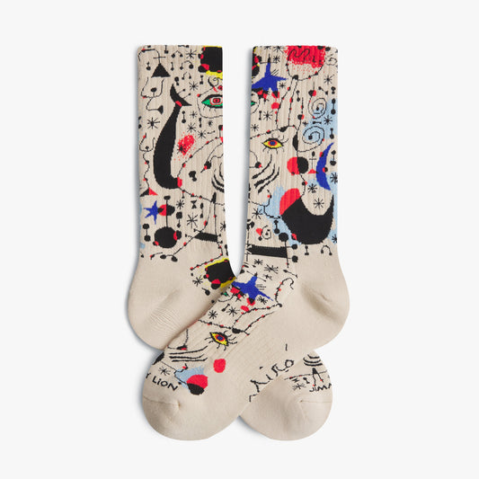 Athletic Miro Ciphers and Constellations - Beige