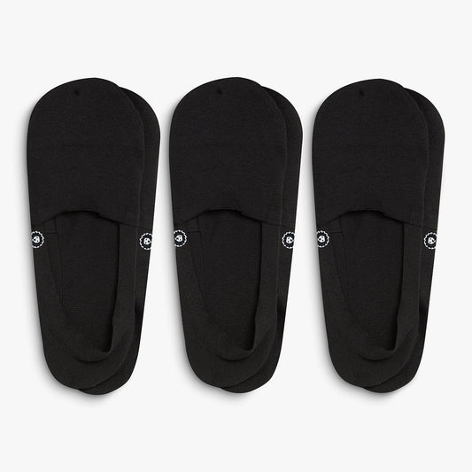 3 x No Show Essentials Second Skin - Black