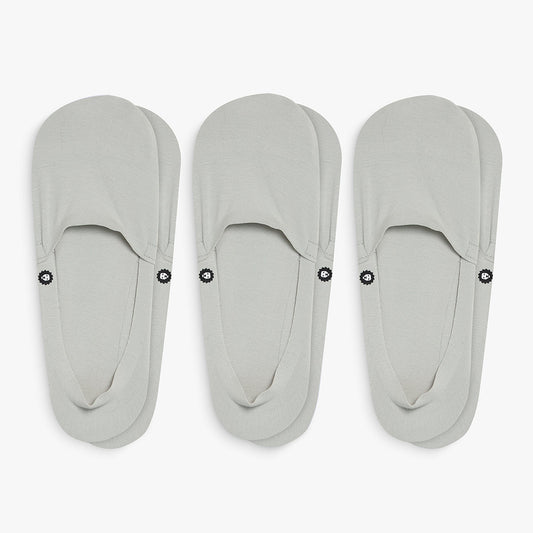3 x No Show Essentials Second Skin - Grey
