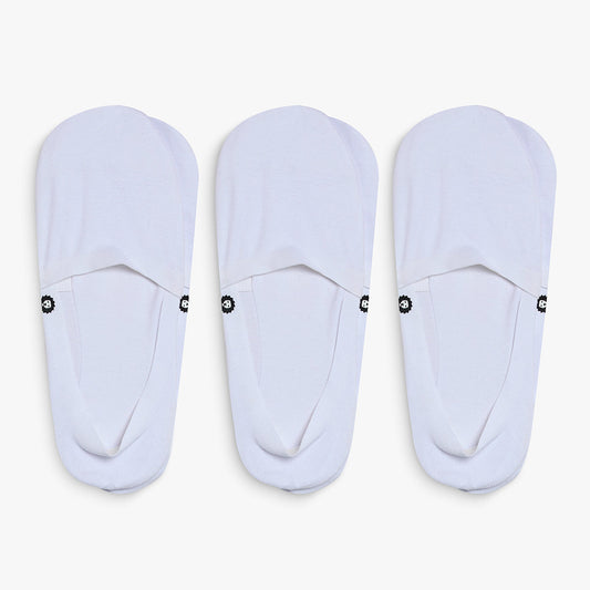 3 x No Show Essentials Second Skin - White