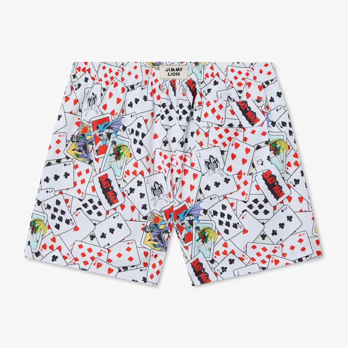 Batman vs Joker Showdown Swim Shorts - White