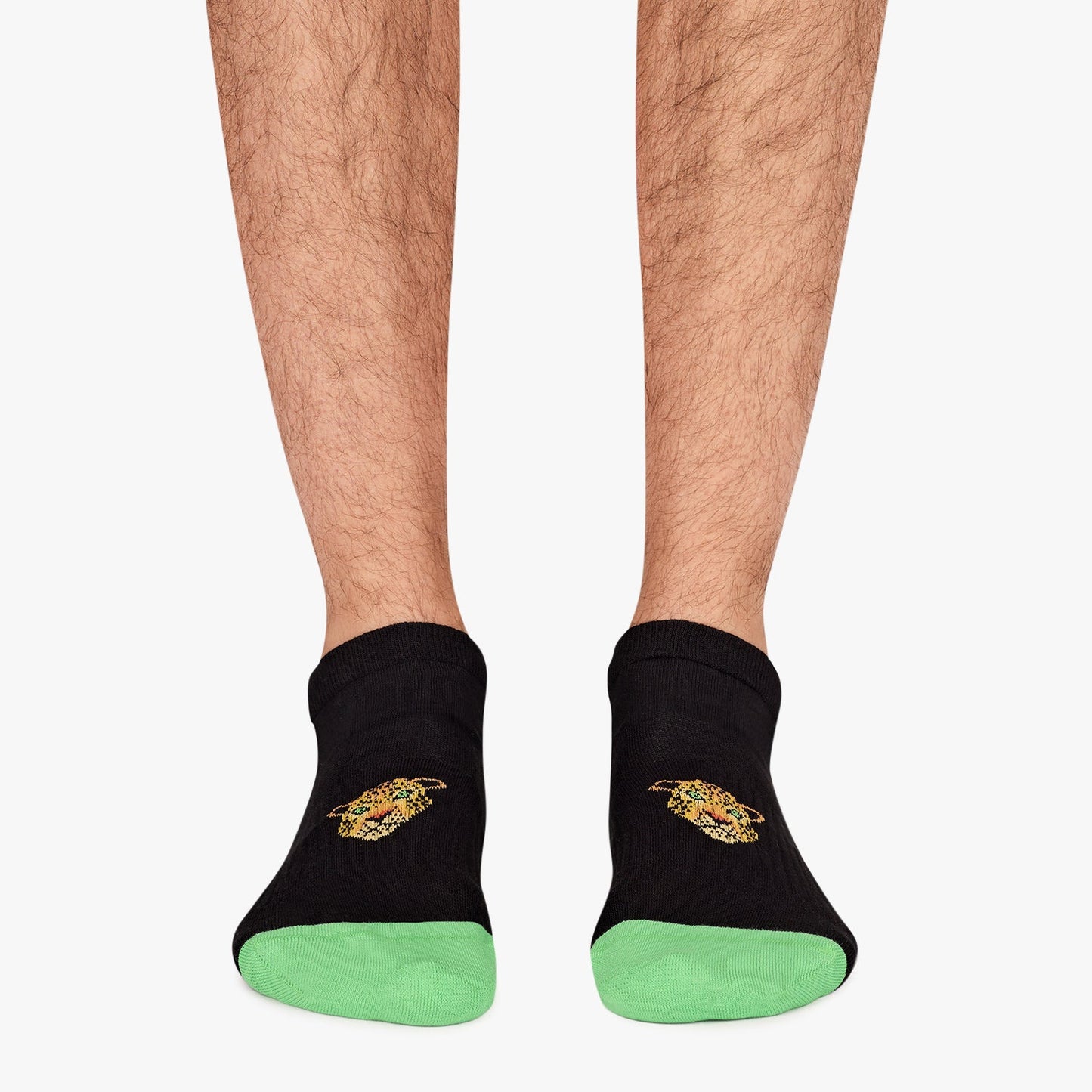 Ankle Athletic Leopard - Black
