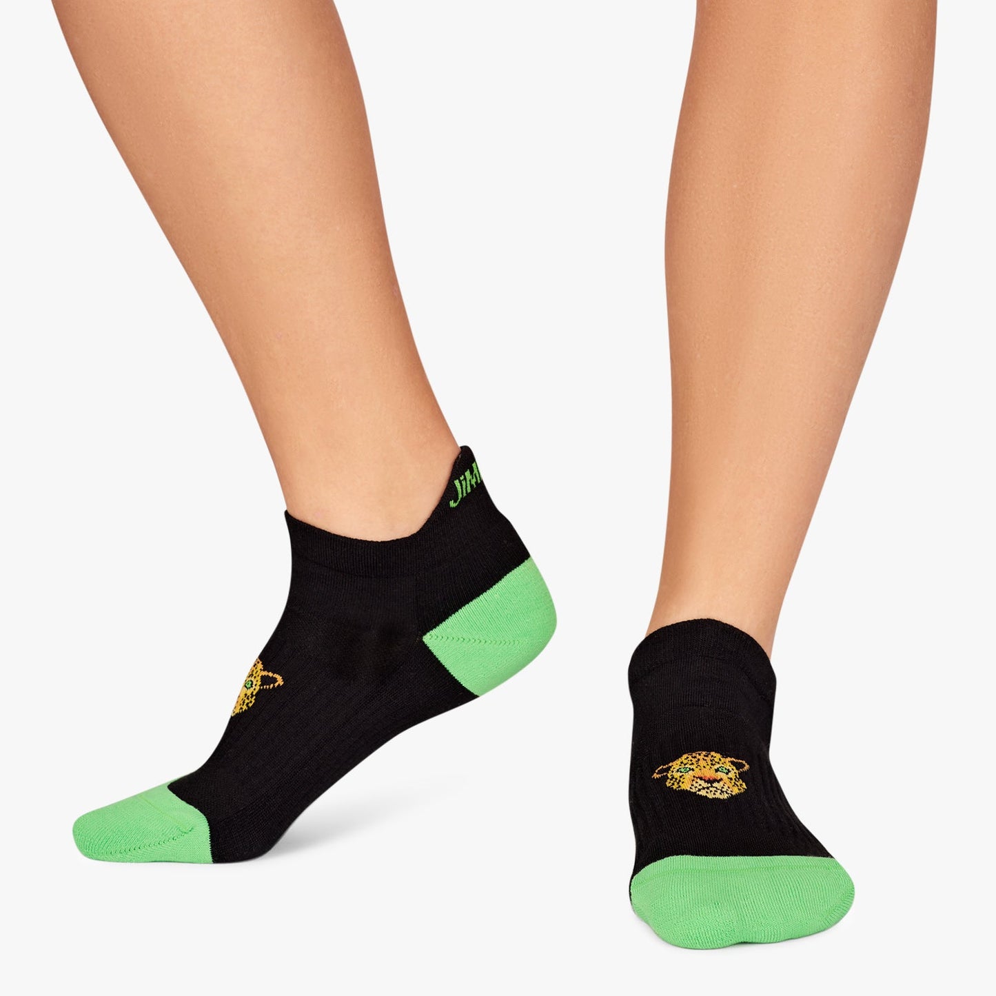 Ankle Athletic Leopard - Black