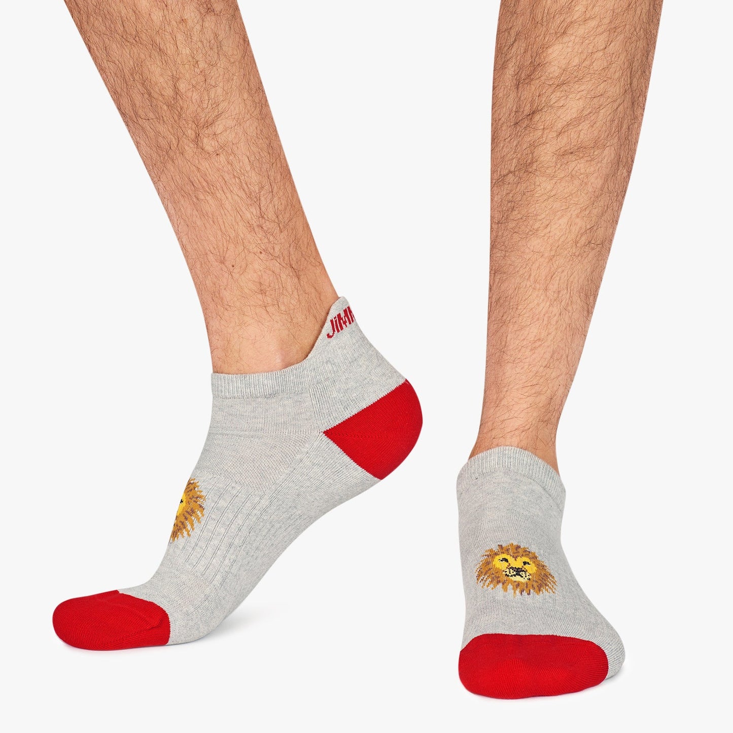 Ankle Athletic Lion - Grey